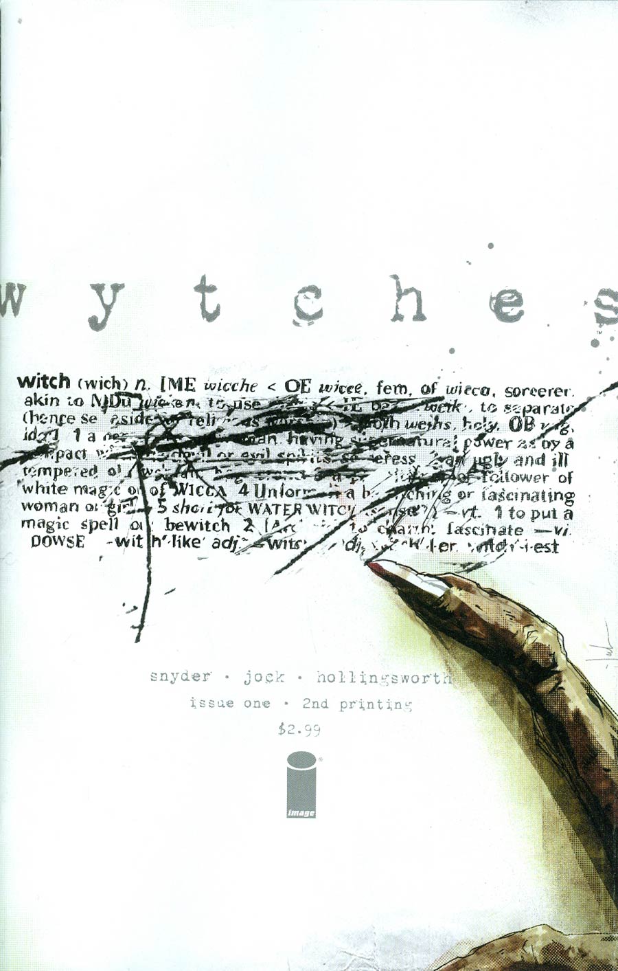 Wytches #1 Cover C 2nd Ptg Jock Variant Cover