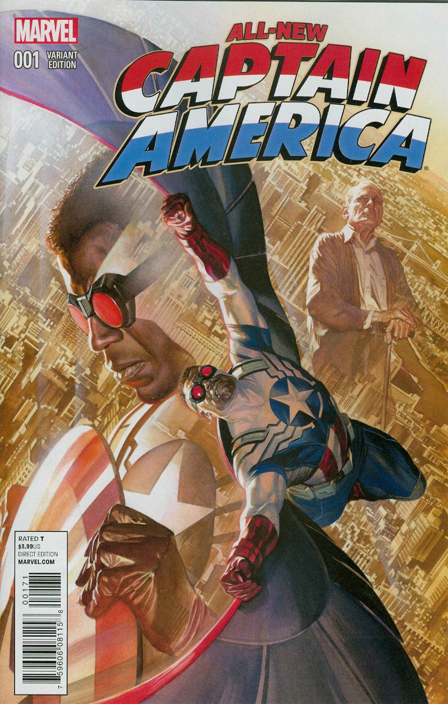 All-New Captain America #1 Cover G Incentive Alex Ross Variant Cover