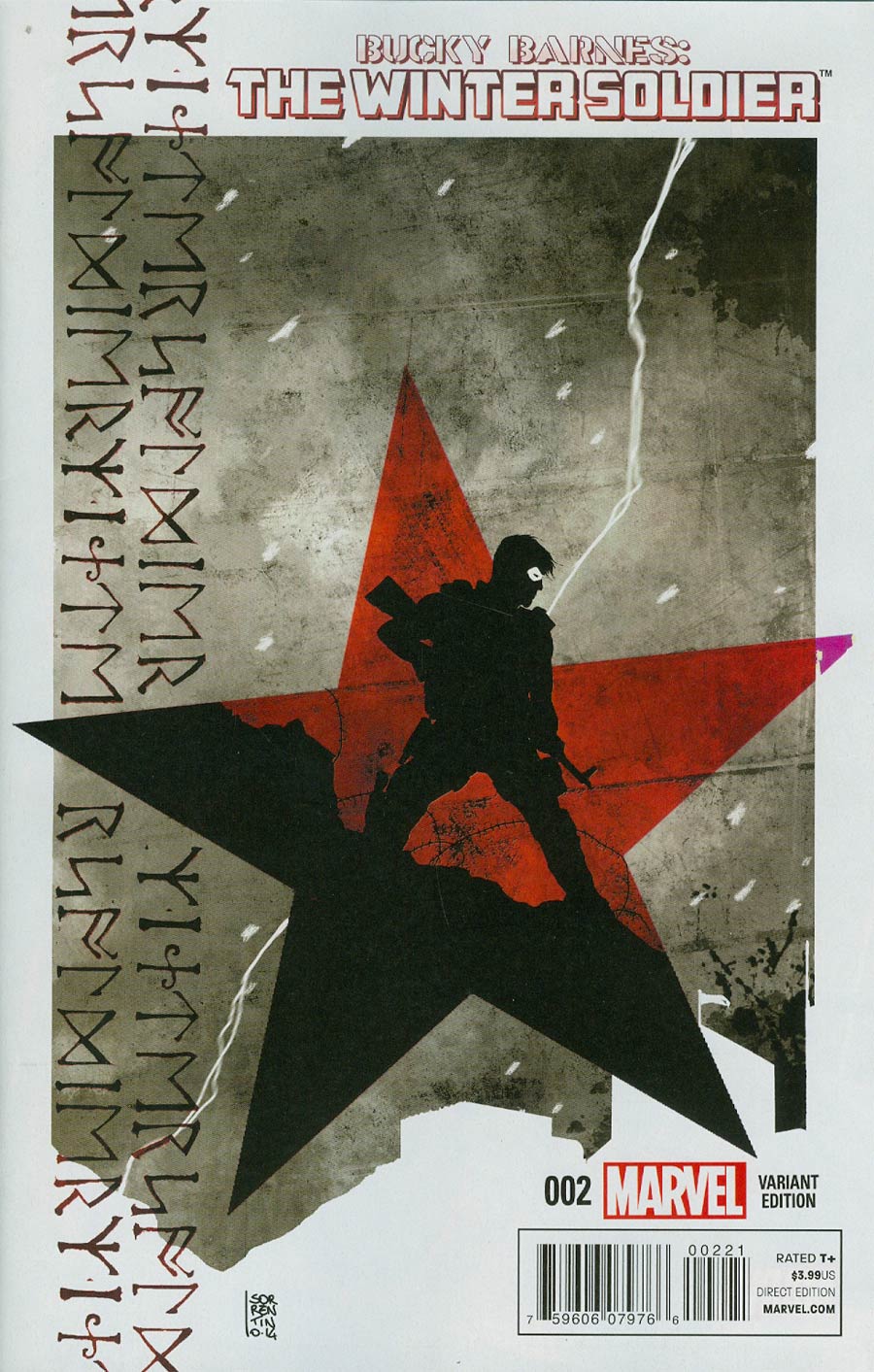 Bucky Barnes Winter Soldier #2 Cover C Incentive Andrea Sorrentino Variant Cover