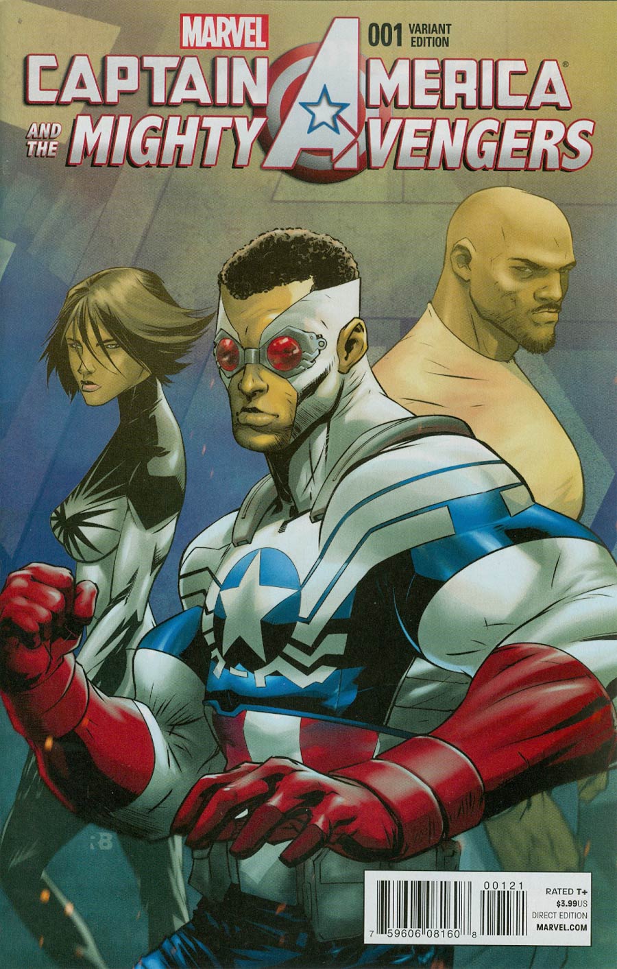 Captain America And The Mighty Avengers #1 Cover D Incentive Ryan Benjamin Variant Cover (AXIS Tie-In)