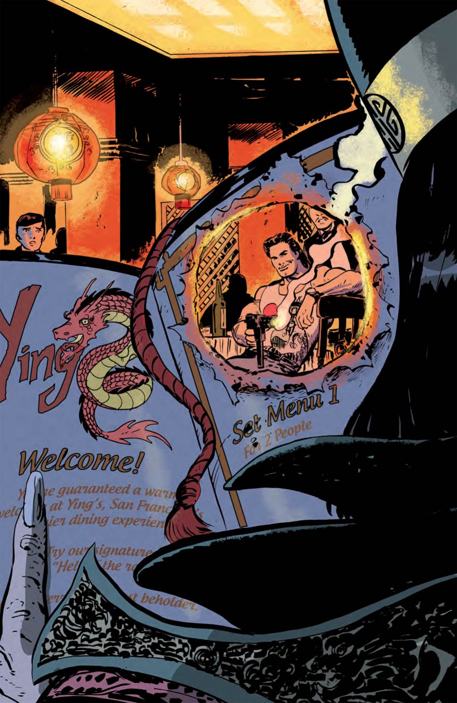 Big Trouble In Little China #6 Cover C Incentive Dan McDaid Virgin Variant Cover