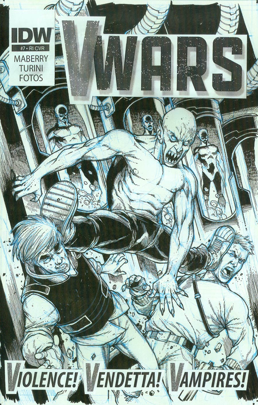 V-Wars #7 Cover C Incentive Alan Robinson Artists Edition Variant Cover