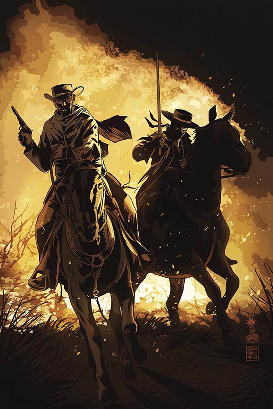 Django Zorro #1 Cover D Incentive Francesco Francavilla Virgin Cover