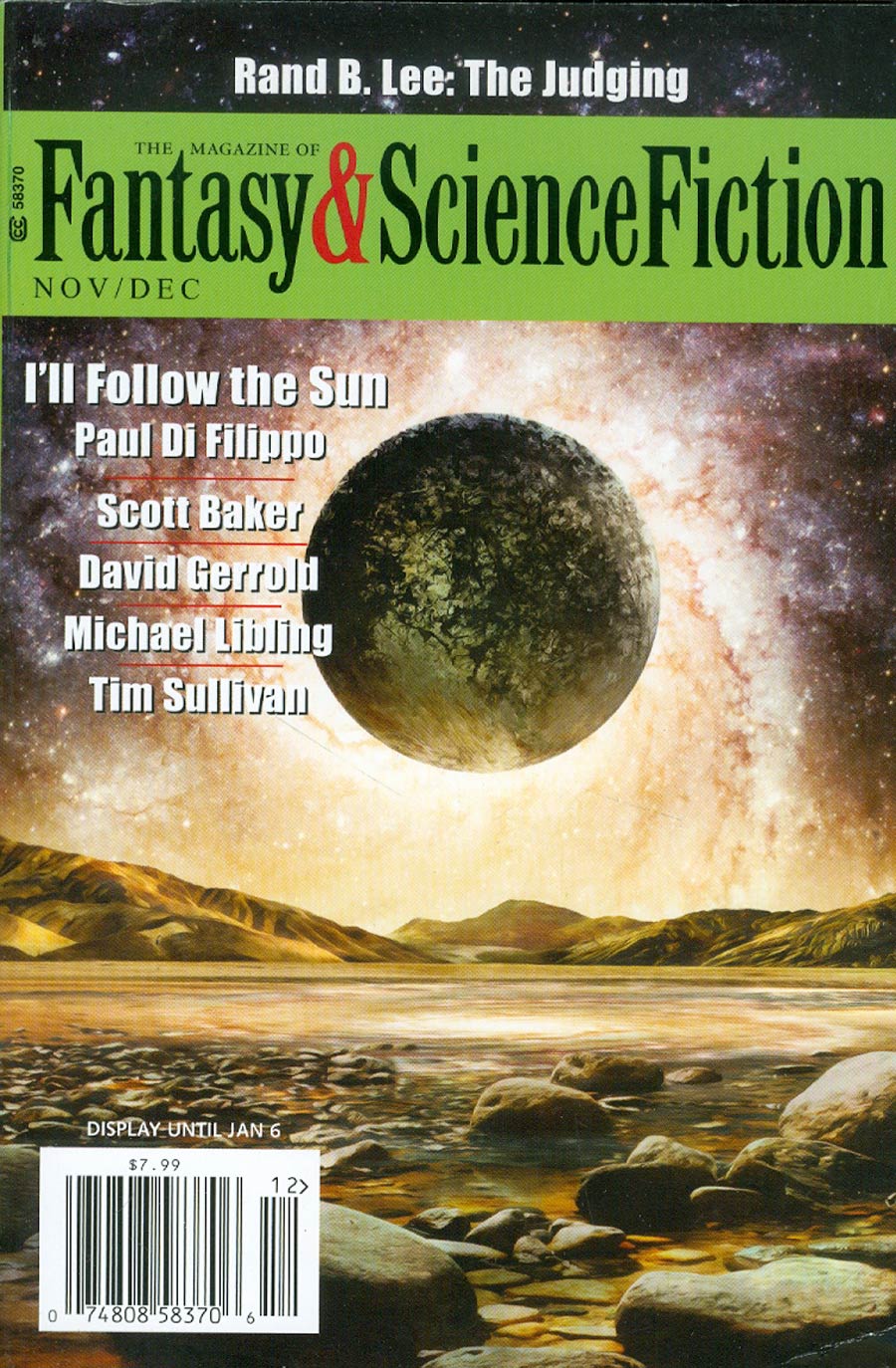 Fantasy & Science Fiction Digest Vol 127 #5 Nov / #6 Dec 2014