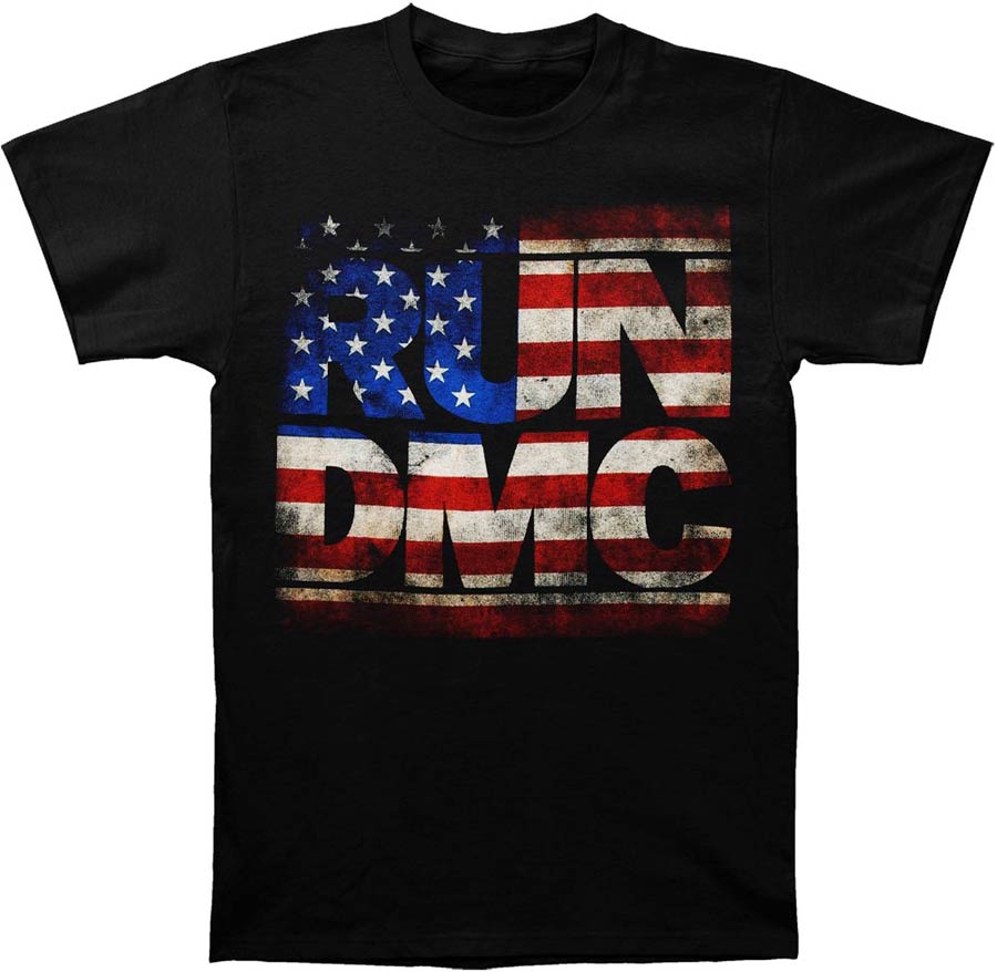 Run DMC Americana Logo T-Shirt Large