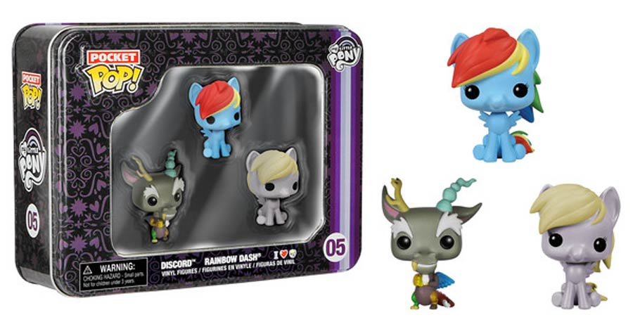 Pocket Pop Tins 05 My Little Pony Vinyl Figure Pocket Set