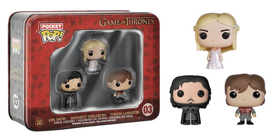 Pocket Pop Tins 03 Game Of Thrones Vinyl Figure Pocket Set