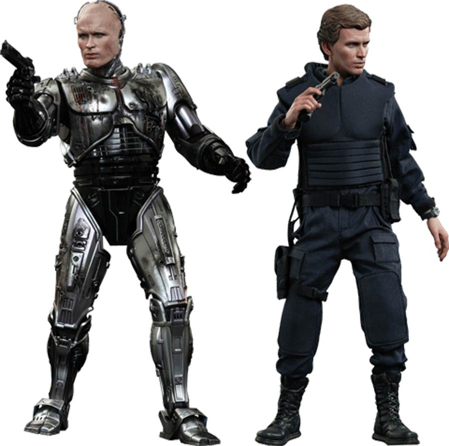 RoboCop Battle-Damaged RoboCop And Alex Murphy 12-Inch Action Figure Set