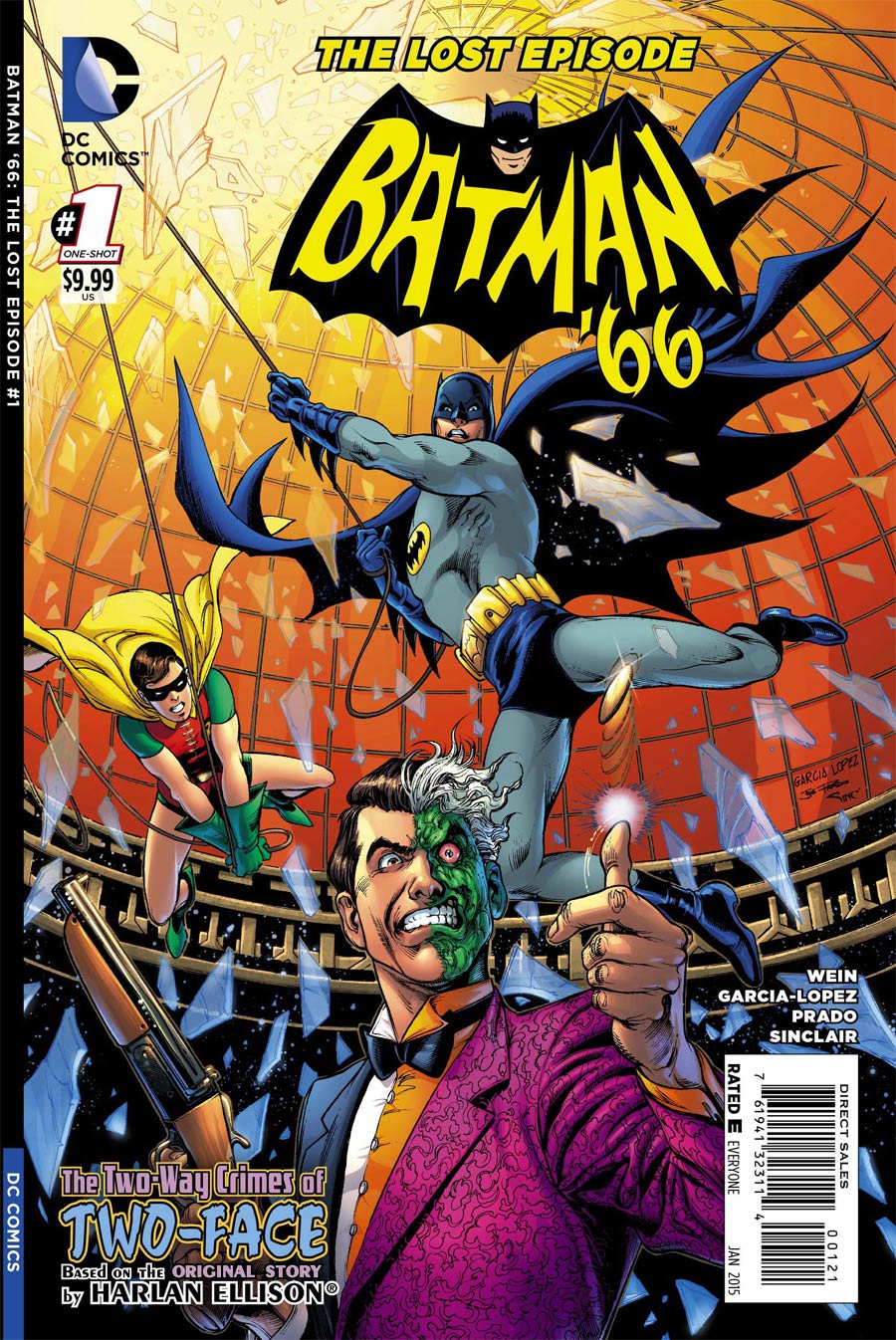 Batman 66 The Lost Episode #1 Cover B Incentive Jose Luis Garcia-Lopez Variant Cover