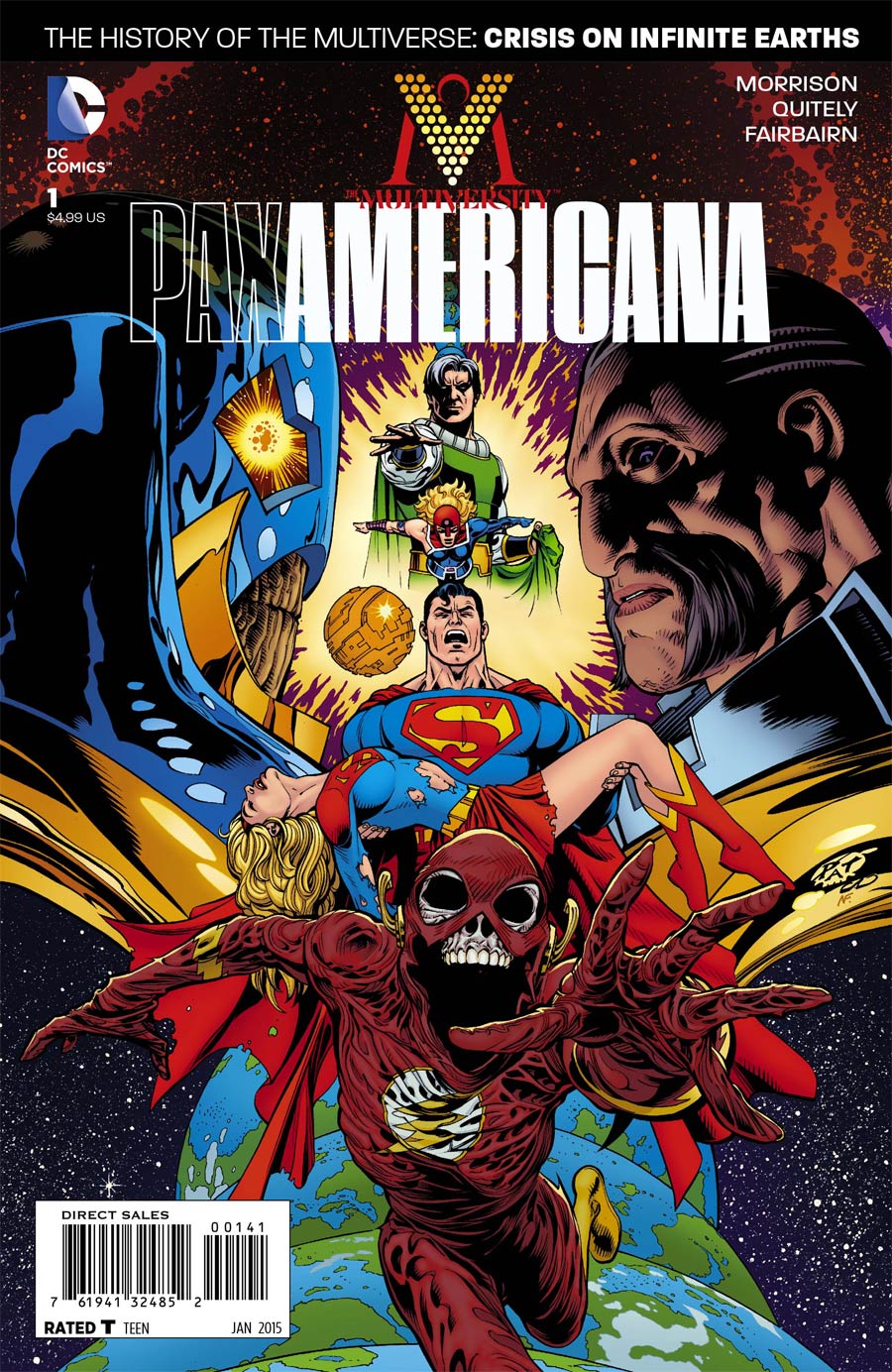 Multiversity Pax Americana #1 Cover D Incentive Patrick Gleason Variant Cover