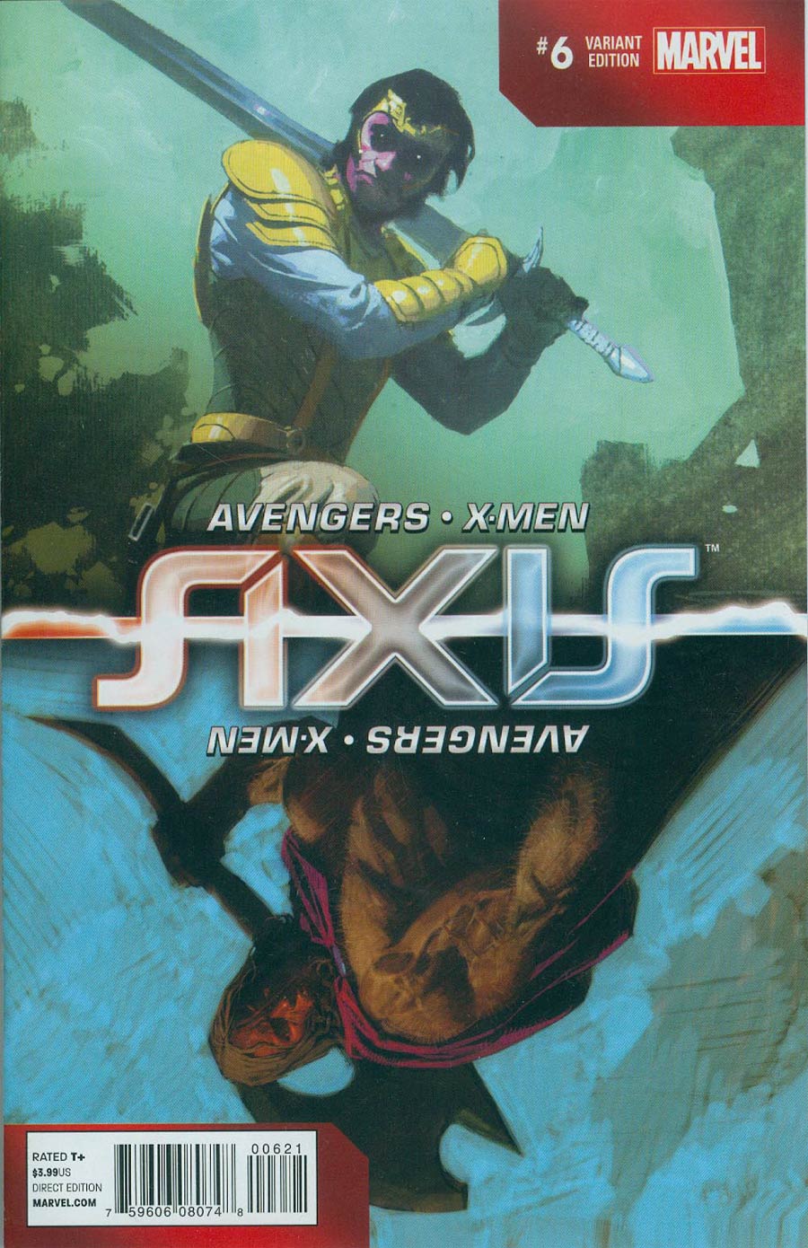 Avengers & X-Men AXIS #6 Cover C Incentive Inversion Variant Cover