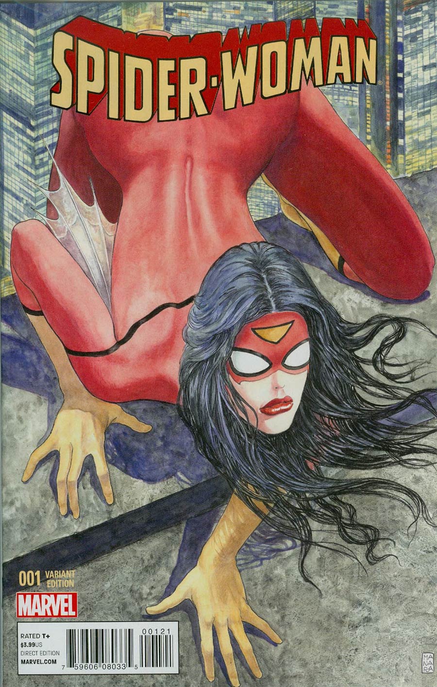 Spider-Woman Vol 5 #1 Cover F Incentive Milo Manara Variant Cover (Spider-Verse Tie-In)