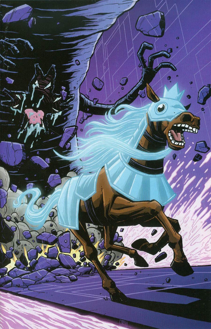 Bravest Warriors Paralyzed Horse Giant #1 Cover B Incentive Jonathan Brandon Sawyer Virgin Variant Cover