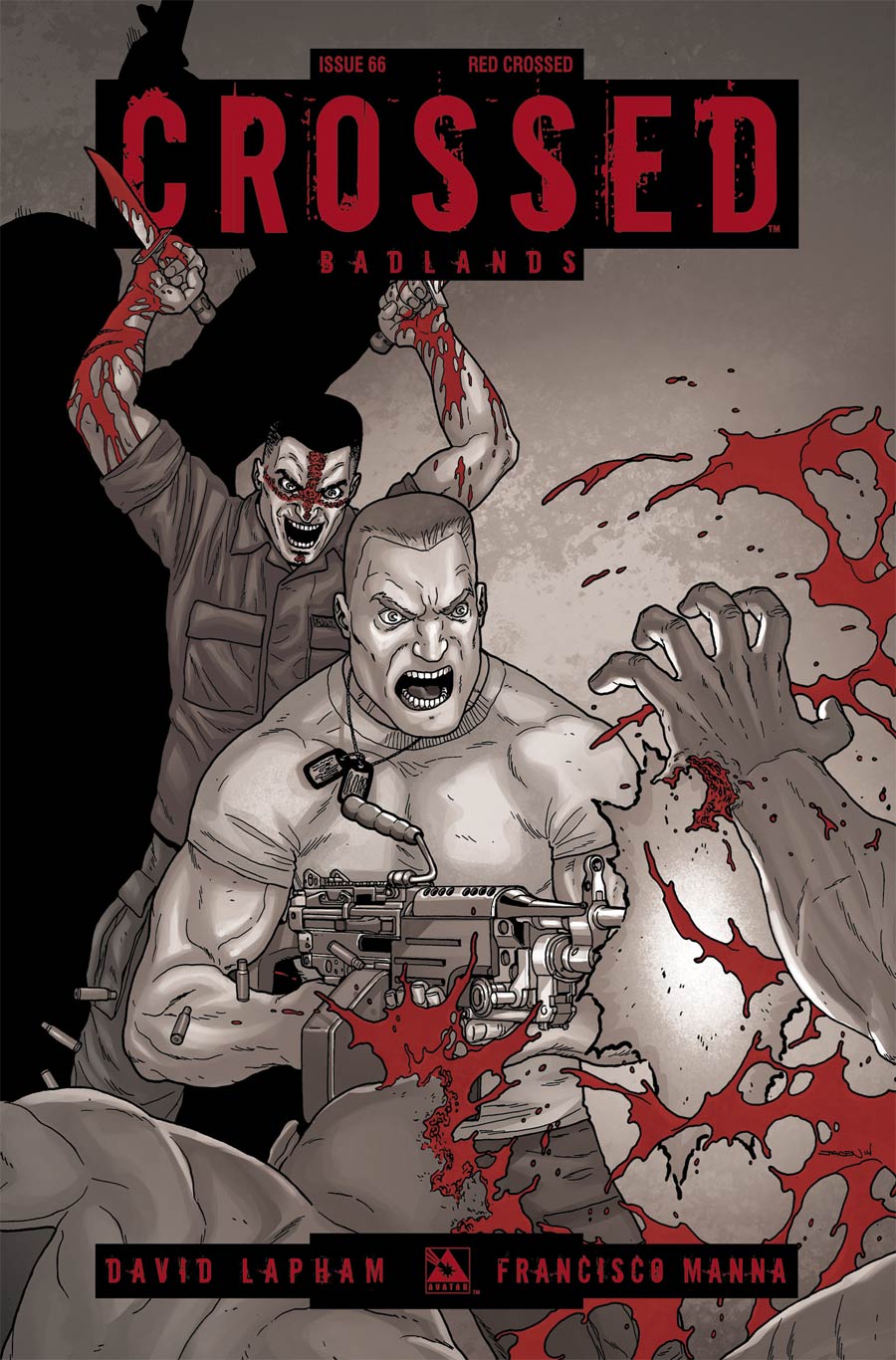 Crossed Badlands #66 Cover E Incentive Red Crossed Edition