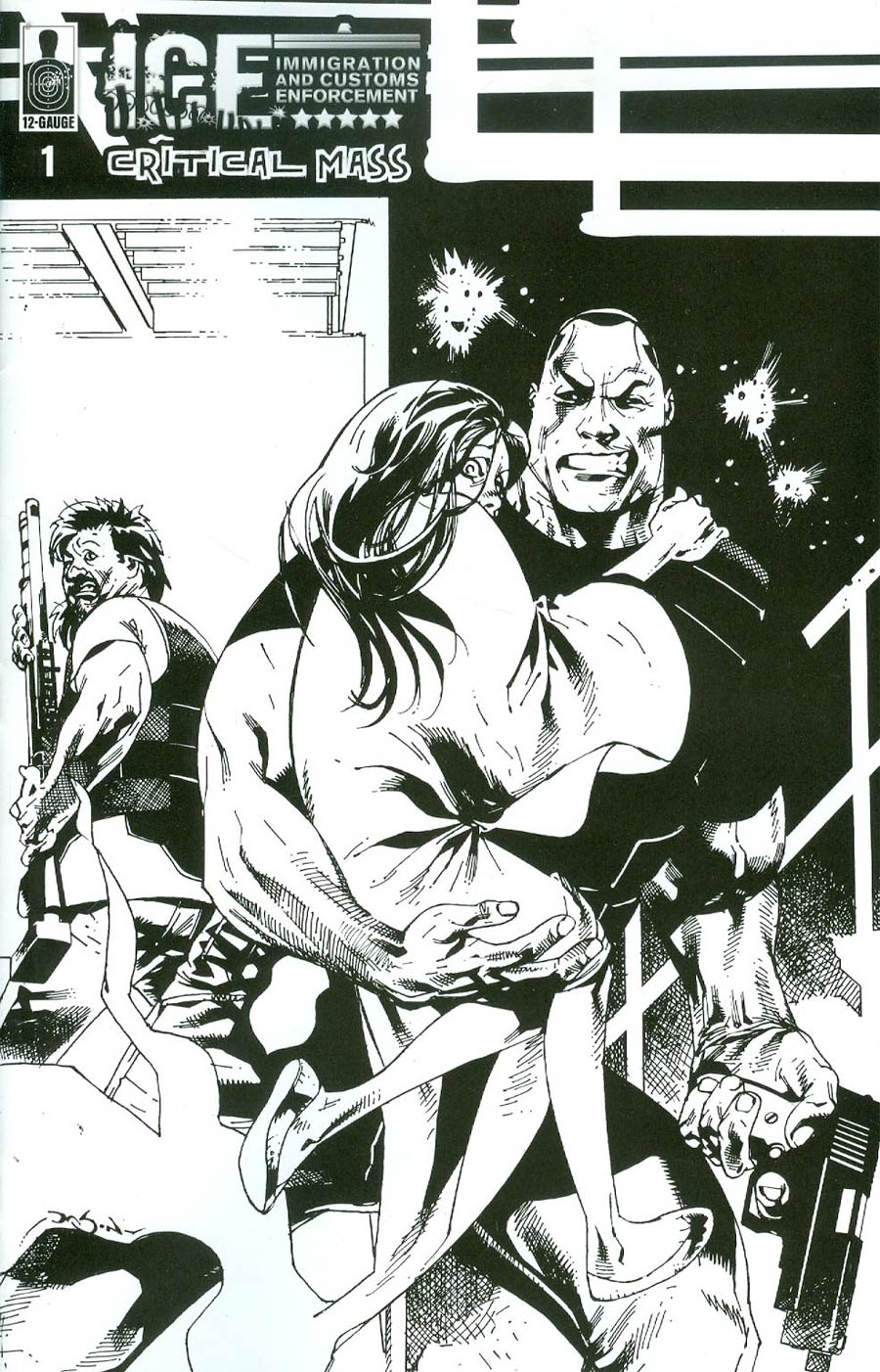 I.C.E. Critical Mass #1 Cover C Incentive Jason Pearson Ink Cover