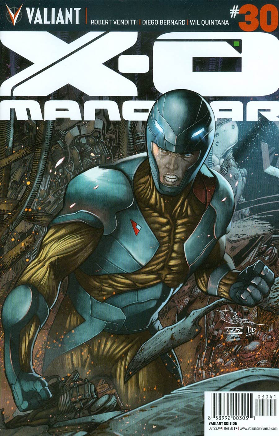 X-O Manowar Vol 3 #30 Cover E Incentive Rafa Sandoval Variant Cover