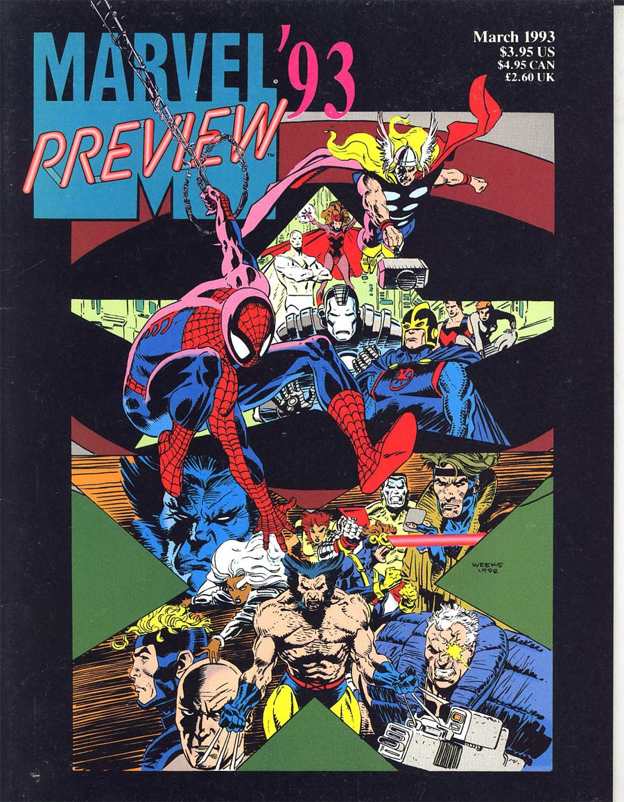 Marvel Preview 1993 Magazine