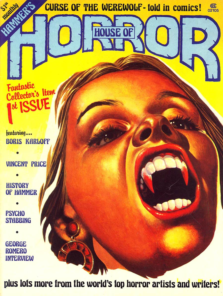 Hammers House of Horror US Version Magazine #1