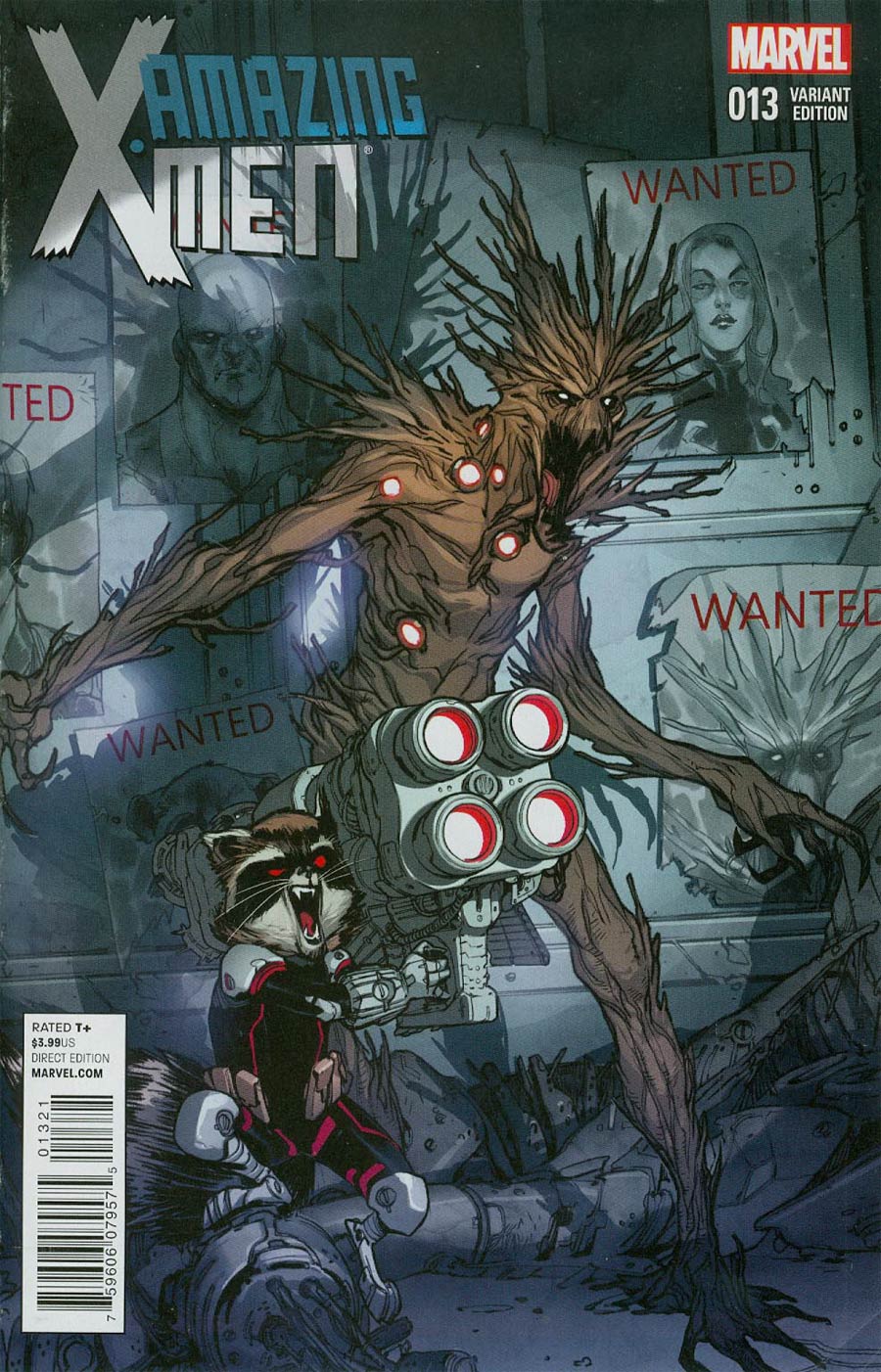 Amazing X-Men Vol 2 #13 Cover B Variant Rocket Raccoon & Groot Cover