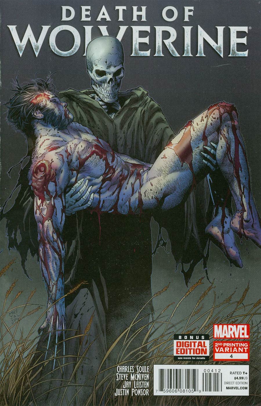 Death Of Wolverine #4 Cover F 2nd Ptg Steve McNiven Variant Cover