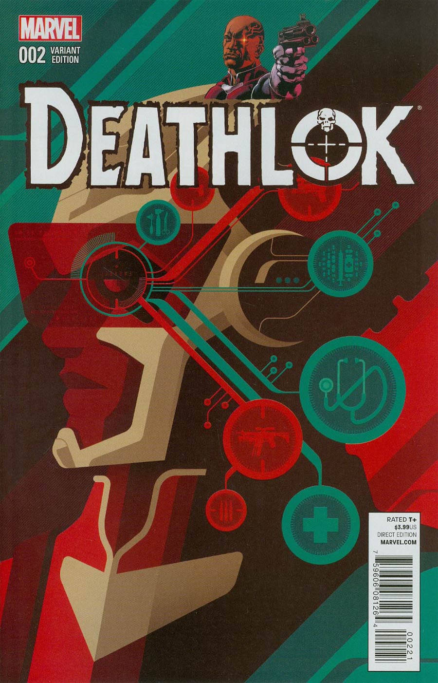 Deathlok Vol 5 #2 Cover B Incentive Tom Whalen Variant Cover