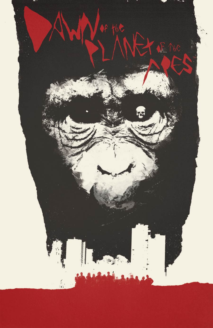 Dawn Of The Planet Of The Apes #1 Cover B Incentive Jay Shaw Virgin Variant Cover