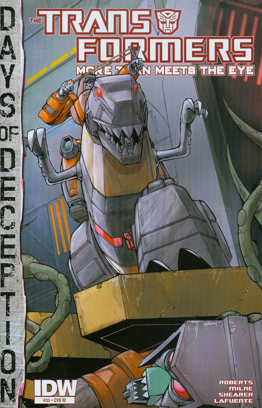 Transformers More Than Meets The Eye #35 Cover C Incentive Andrew Griffith 30th Anniversary Variant Cover (Days Of Deception Tie-In)
