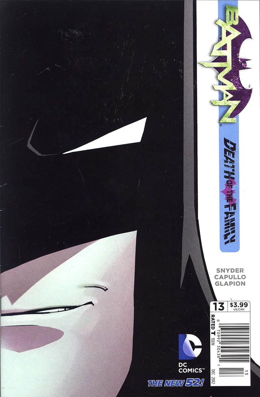 Batman Vol 2 #13 Cover I 1st Ptg Newsstand Edition