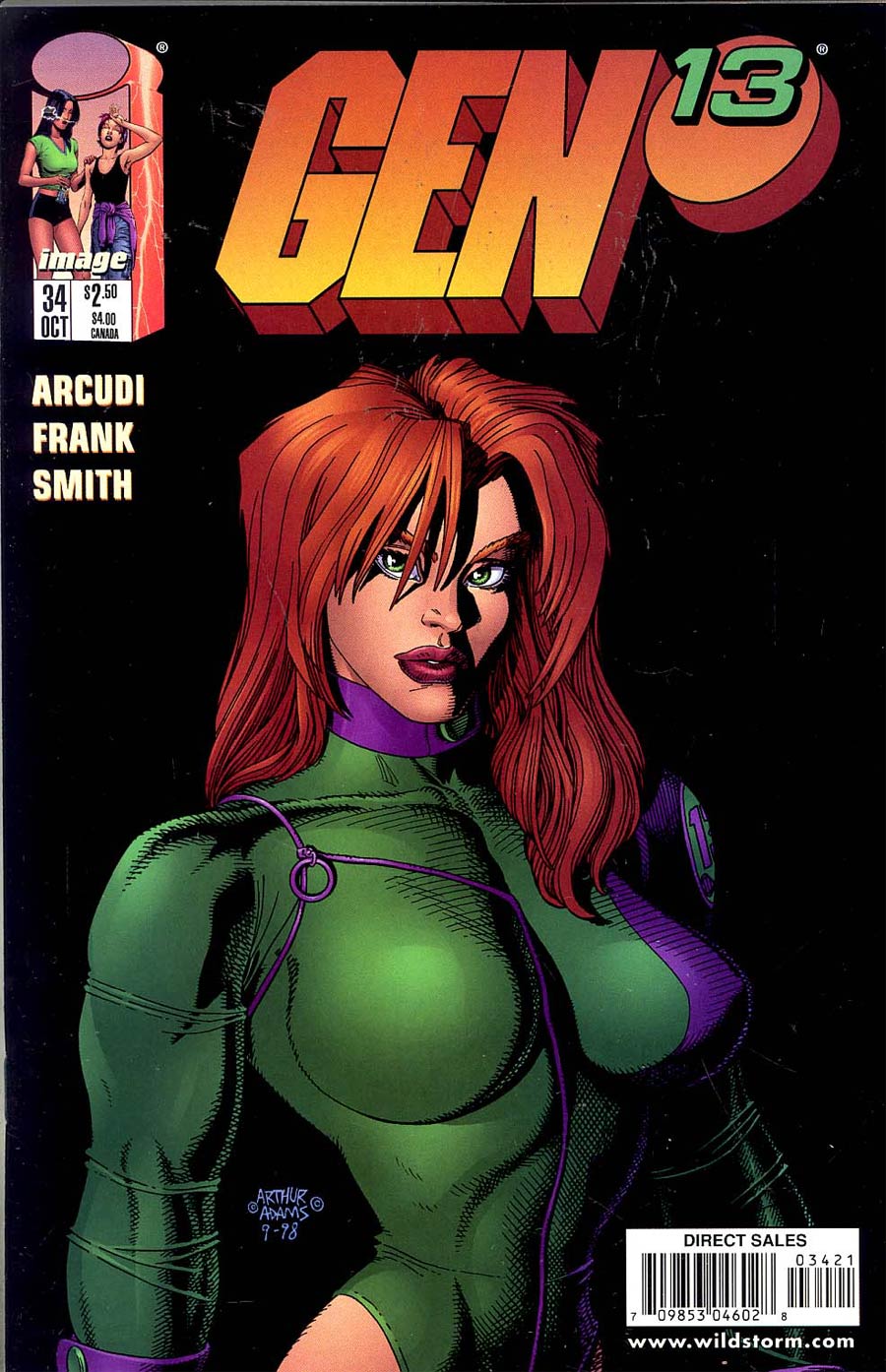 Gen 13 Vol 2 #34 Cover A Direct Edition Adams Cvr