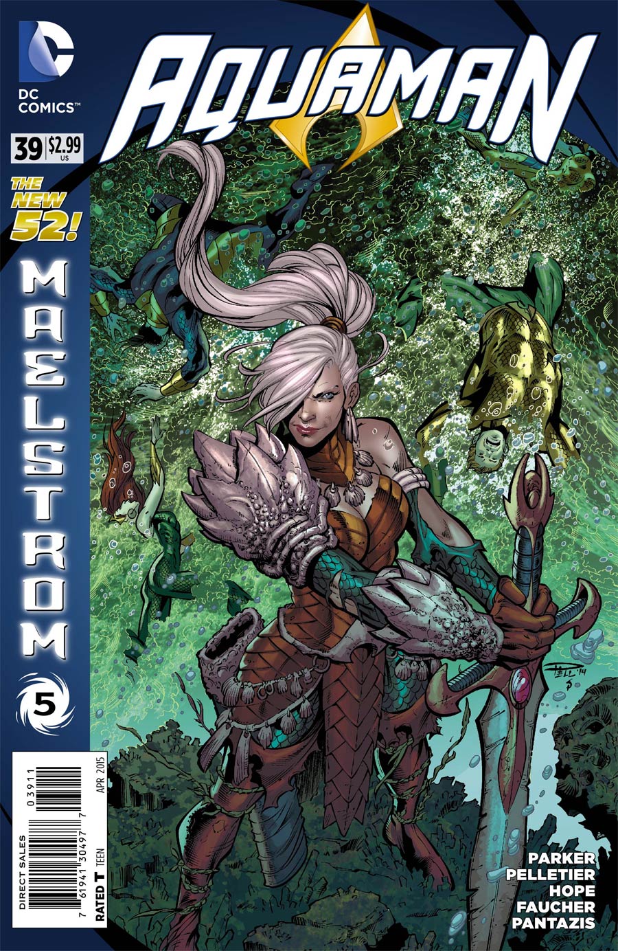 Aquaman Vol 5 #39 Cover A Regular Paul Pelletier Cover