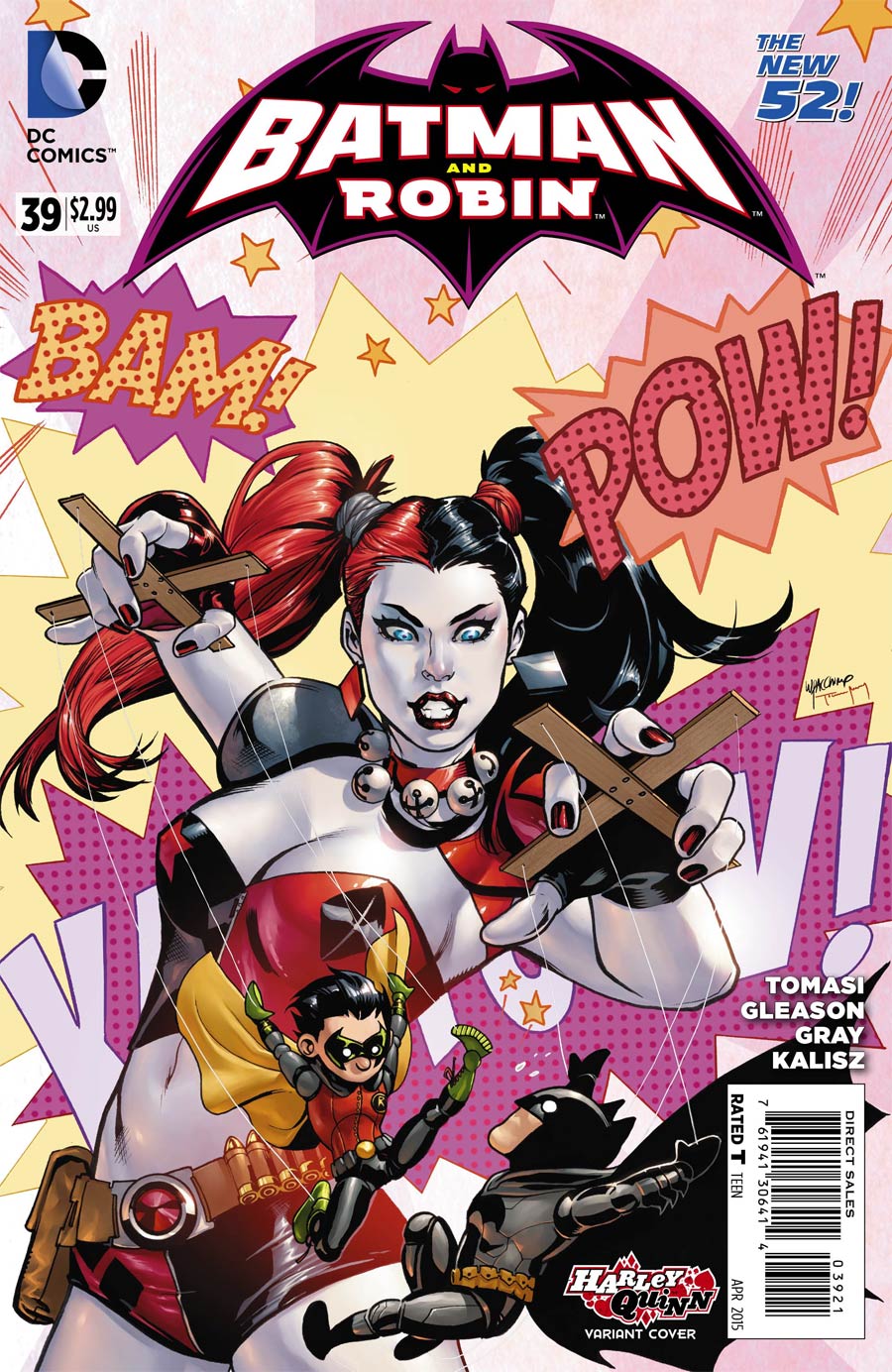 Batman And Robin Vol 2 #39 Cover B Variant Emanuela Lupacchino Harley Quinn Cover