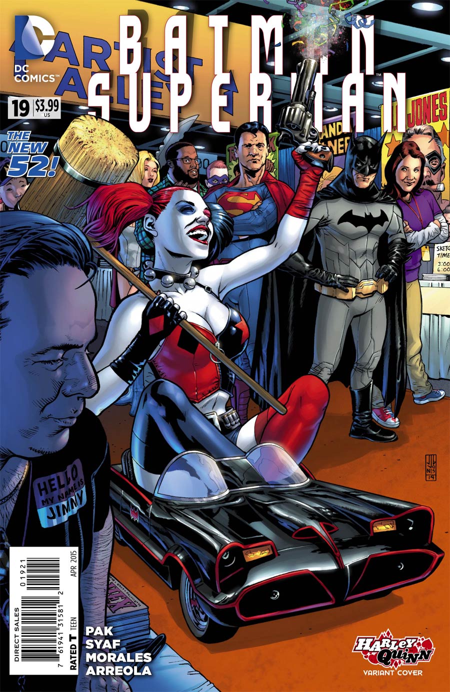 Batman Superman #19 Cover B Variant JG Jones Harley Quinn Cover