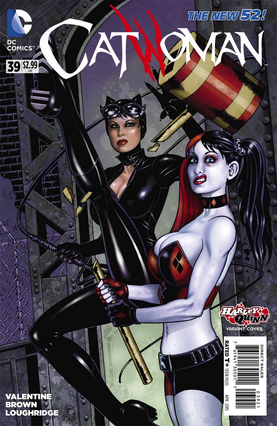 Catwoman Vol 4 #39 Cover B Variant Jim Balent Harley Quinn Cover