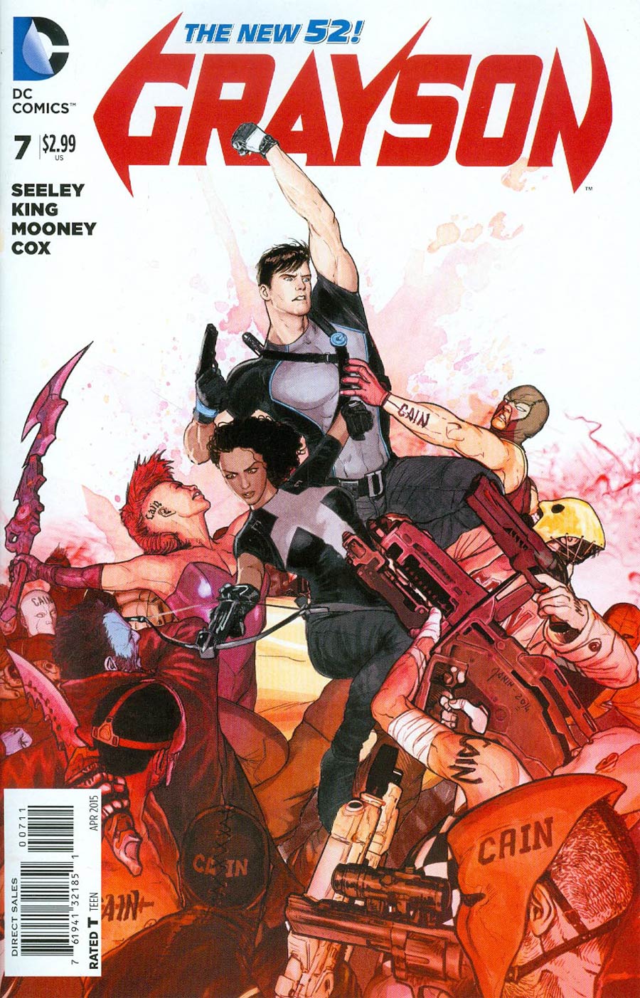 Grayson #7 Cover A Regular Mikel Janin Cover