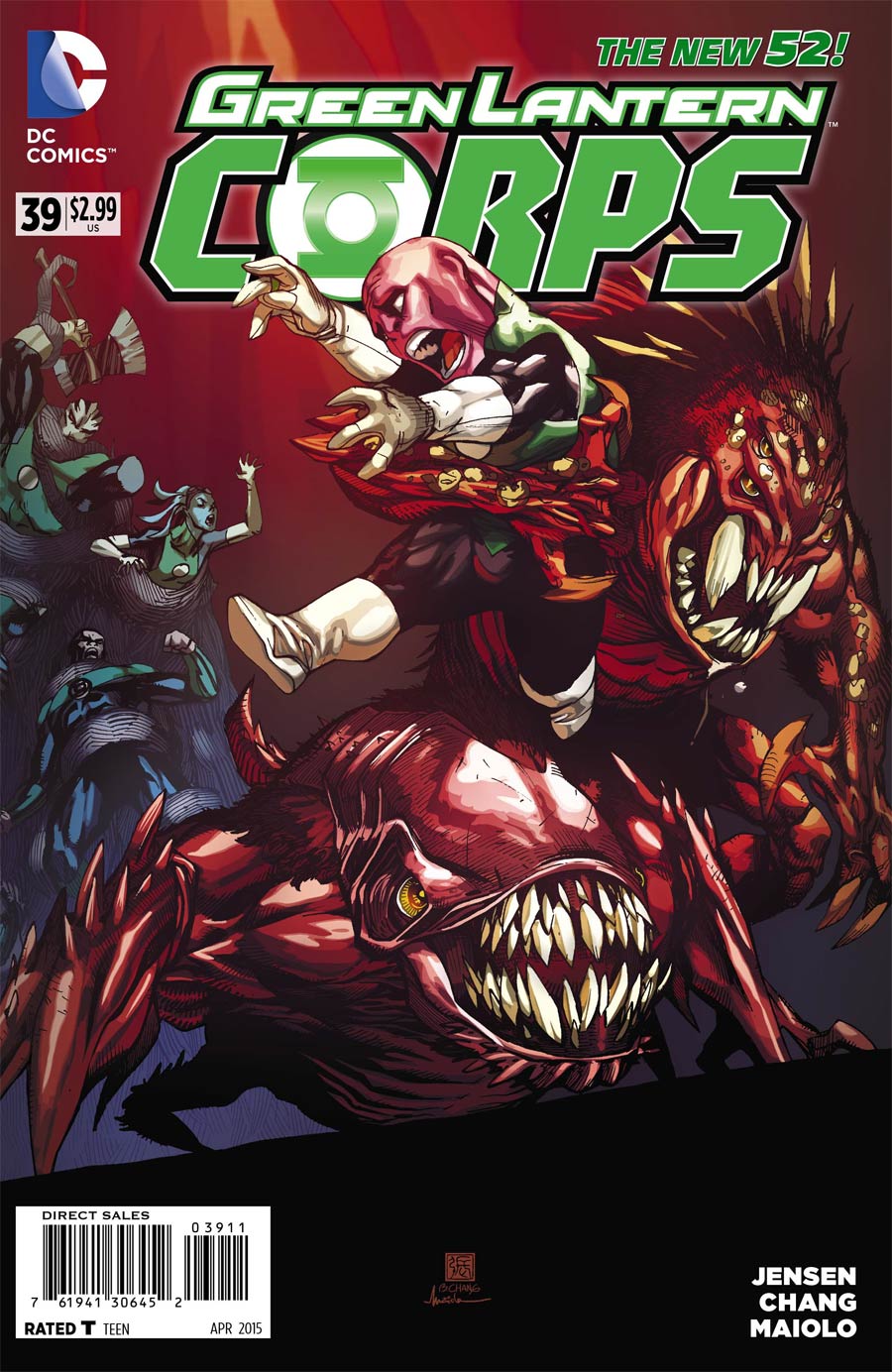 Green Lantern Corps Vol 3 #39 Cover A Regular Bernard Chang Cover