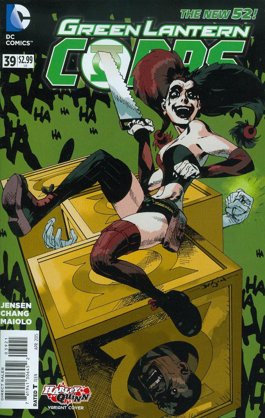 Green Lantern Corps Vol 3 #39 Cover B Variant Jason Pearson Harley Quinn Cover