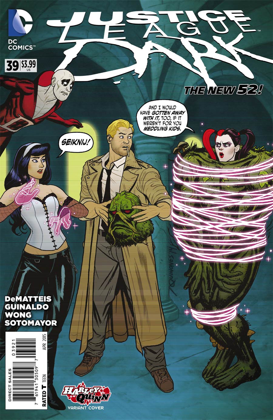 Justice League Dark #39 Cover B Variant Joe Quinones Harley Quinn Cover