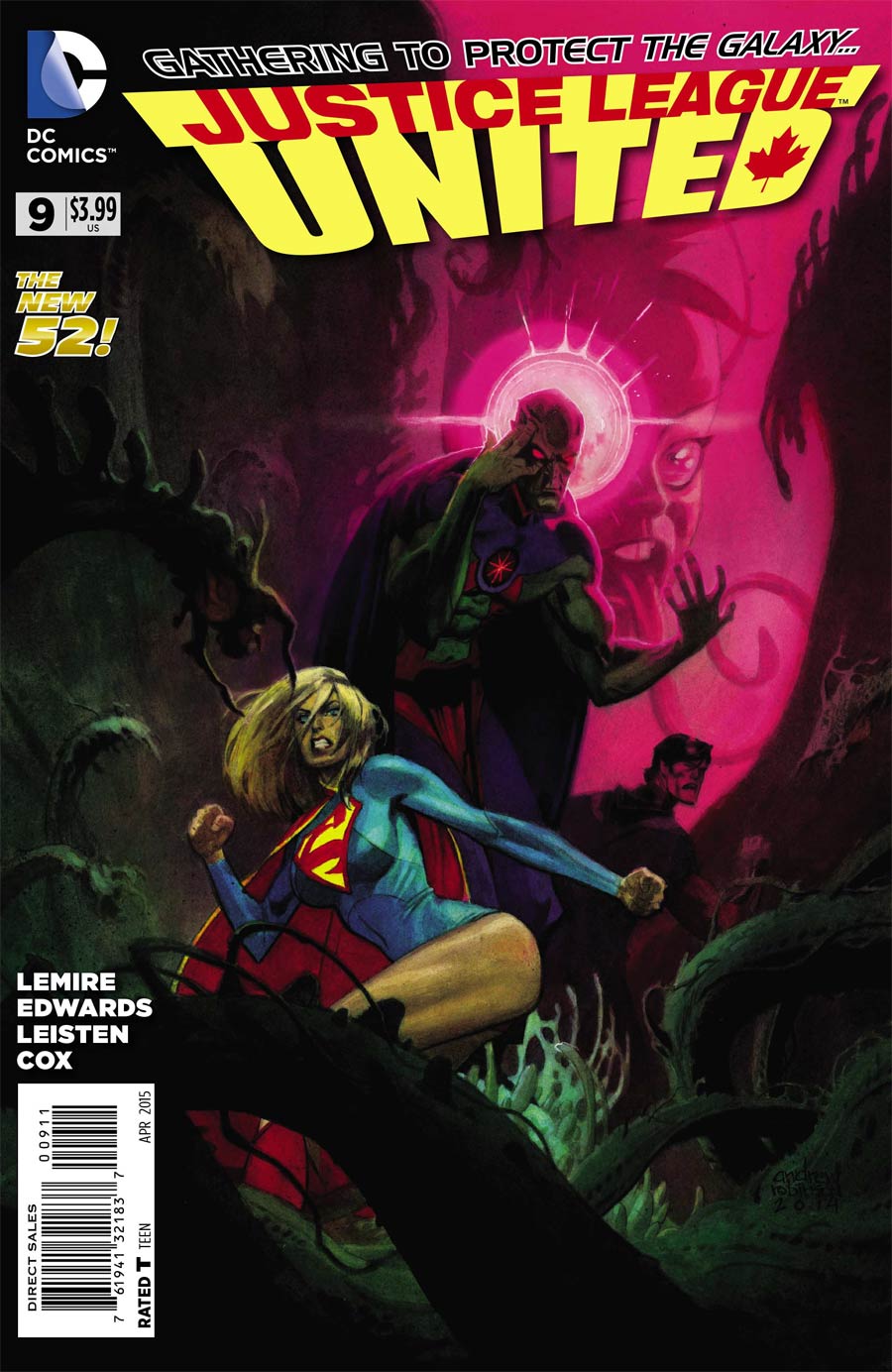 Justice League United #9 Cover A Regular Andrew Robinson Cover