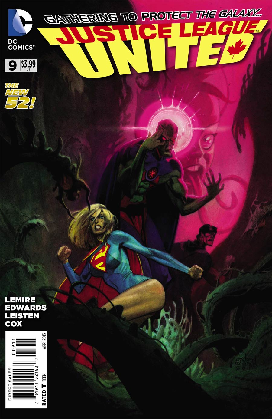 Justice League United #9 Cover A Regular Andrew Robinson Cover