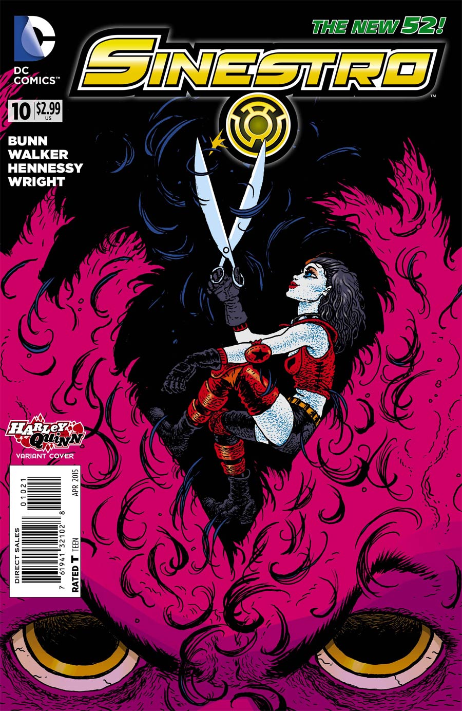 Sinestro #10 Cover B Variant Ian Bertram Harley Quinn Cover