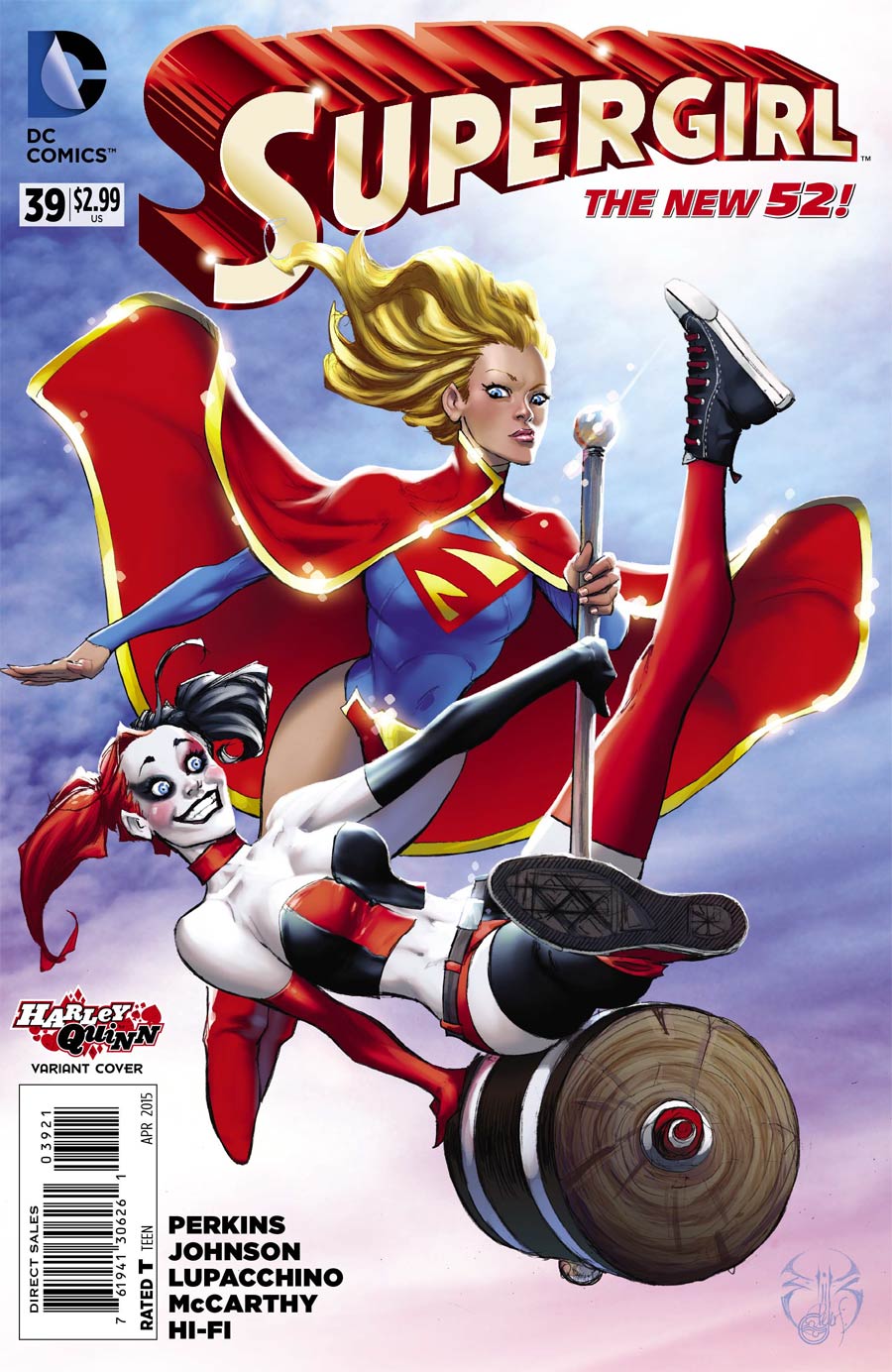 Supergirl Vol 6 #39 Cover B Variant Joe Benitez Harley Quinn Cover