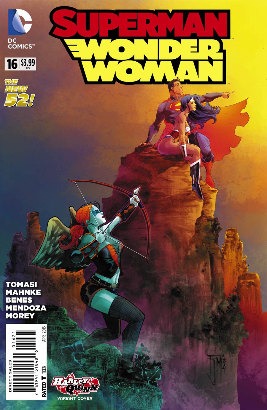 Superman Wonder Woman #16 Cover B Variant Francis Manapul Harley Quinn Cover