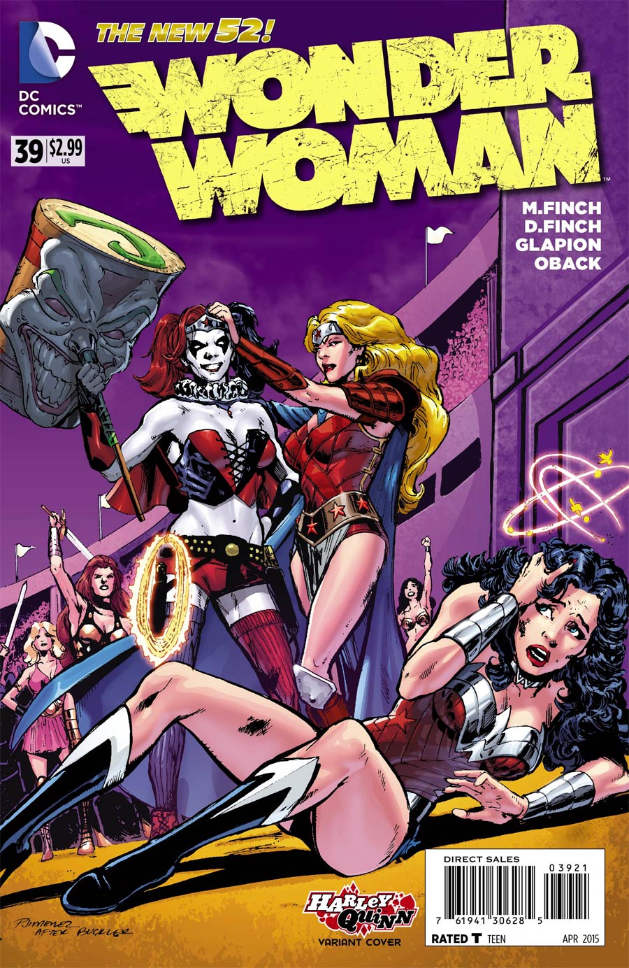 Wonder Woman Vol 4 #39 Cover B Variant Phil Jimenez Harley Quinn Cover