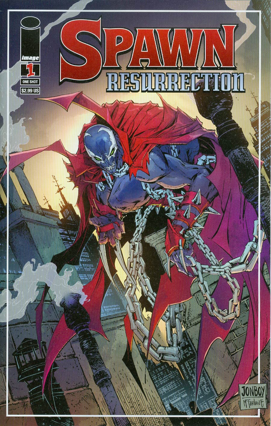 Spawn Resurrection #1 Cover B Variant Todd McFarlane Cover