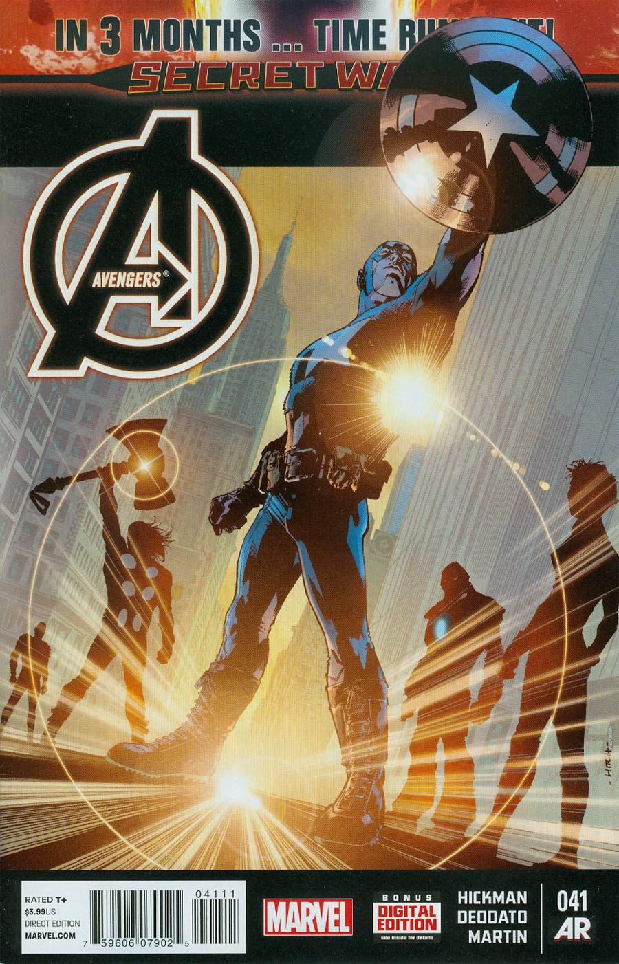 Avengers Vol 5 #41 Cover A Regular Bryan Hitch Cover (Time Runs Out Tie-In)