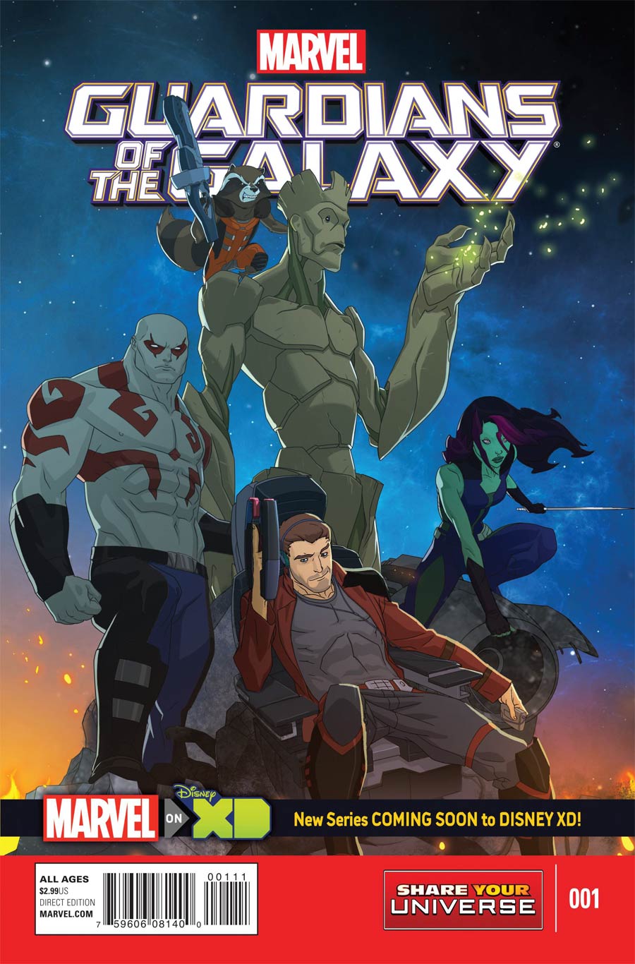 Marvel Universe Guardians Of The Galaxy #1