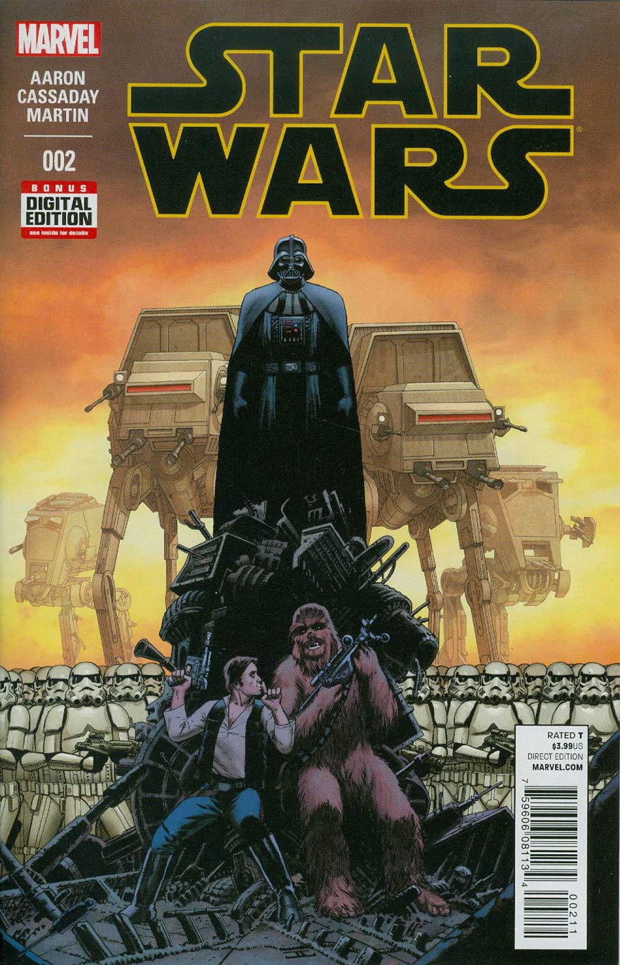 Star Wars Vol 4 #2 Cover A 1st Ptg Regular John Cassaday Cover