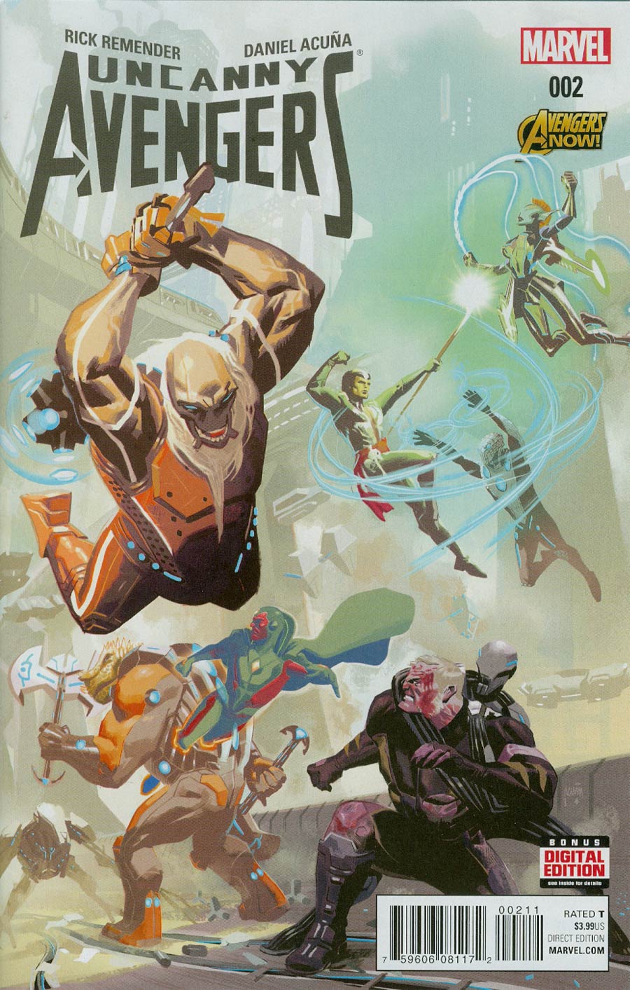 Uncanny Avengers Vol 2 #2 Cover A Regular Daniel Acuna Cover
