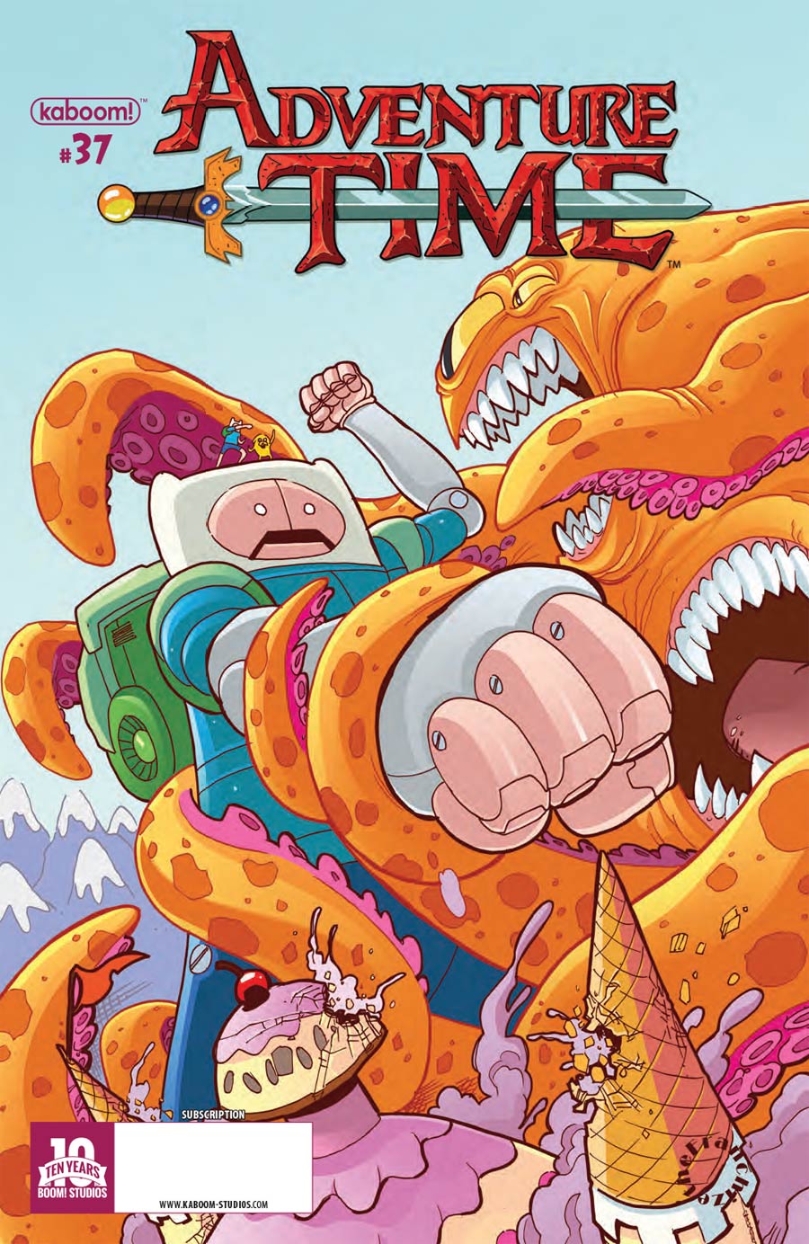 Adventure Time #37 Cover B Variant Jerry Gaylord Subscription Cover