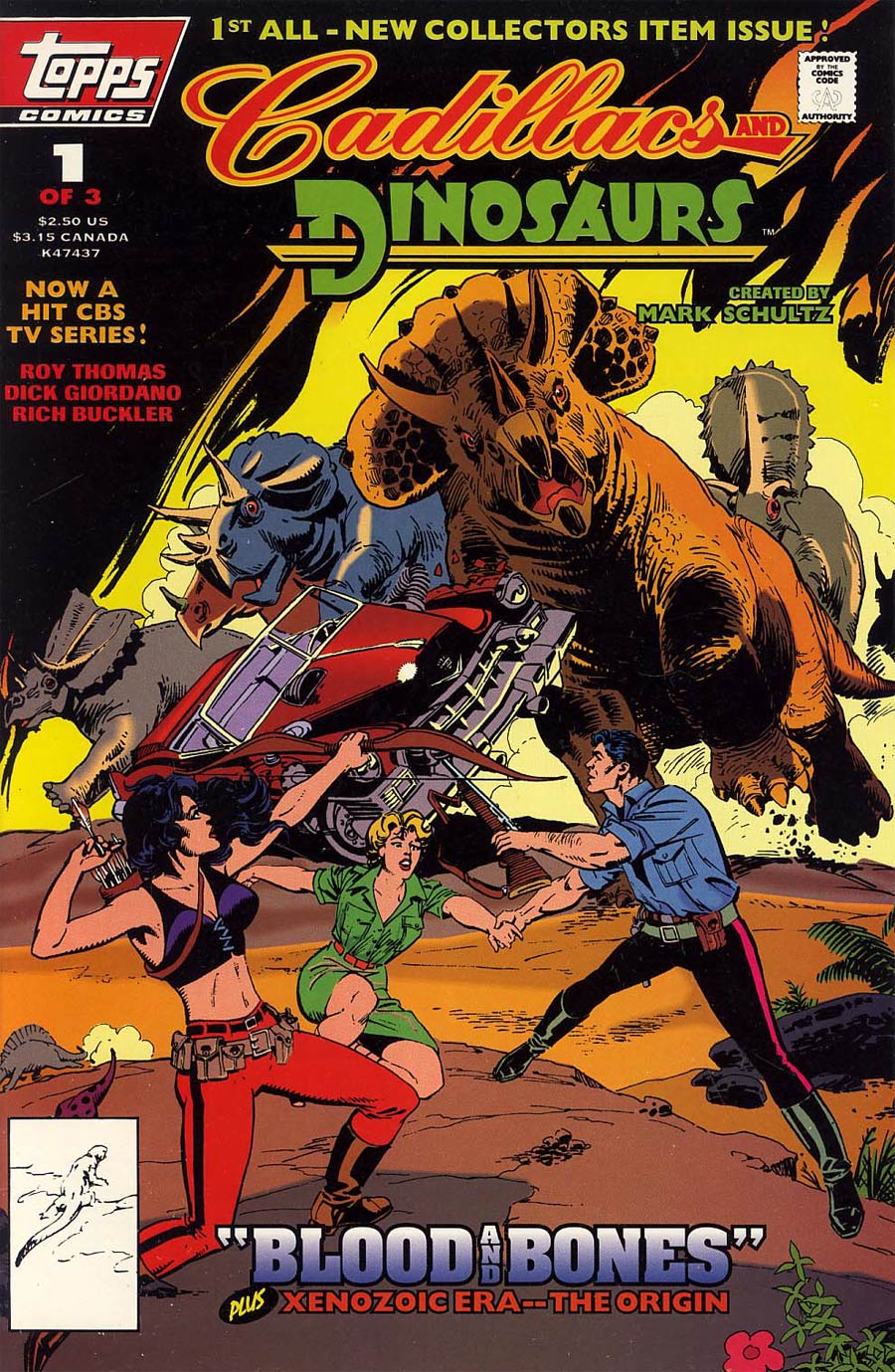 Cadillacs And Dinosaurs Vol 2 #1 Newsstand Edition